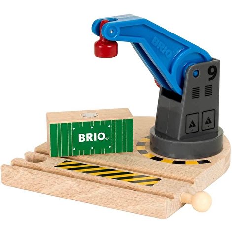 Іграшка обертовий підйомний кран BRIO з вантажем