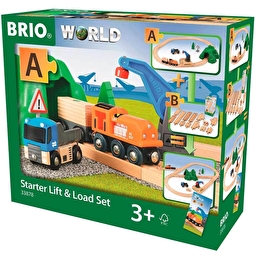 Дитяча залізниця BRIO з вантажним краном
