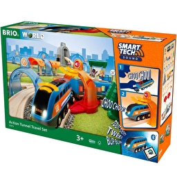 Большая детская железная дорога BRIO Smart Tech