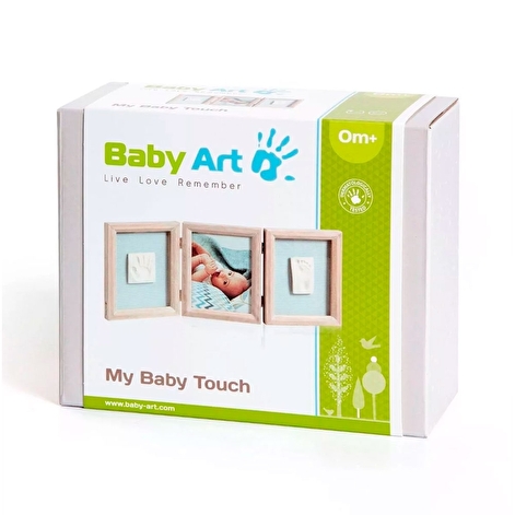 Набор для создания отпечатка Тройная рамочка Baby Art с отпечатками, винтаж - lebebe-boutique - 3