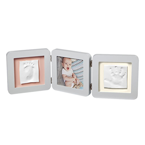 Тройная рамка Baby Art, пастель с многоцветными подложками и отпечатками