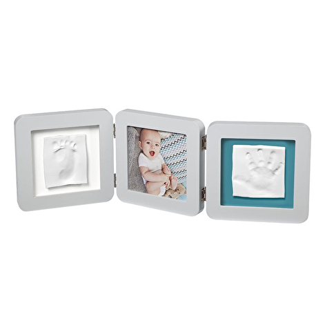 Тройная рамка Baby Art, пастель с многоцветными подложками и отпечатками - lebebe-boutique - 2