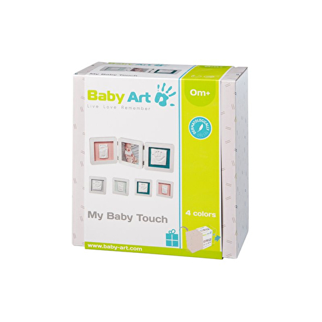 Тройная рамка Baby Art, пастель с многоцветными подложками и отпечатками - lebebe-boutique - 3