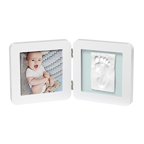 Набір для виготовлення відбитка Baby Art Подвійна рамка біла - lebebe-boutique - 3
