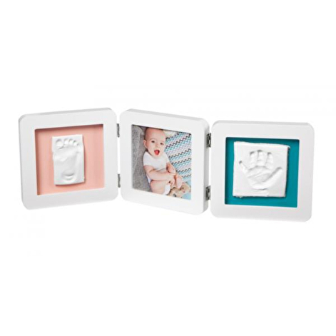 Набір для створення відбитка Потрійна рамочка Baby Art Нова, біла - lebebe-boutique - 3