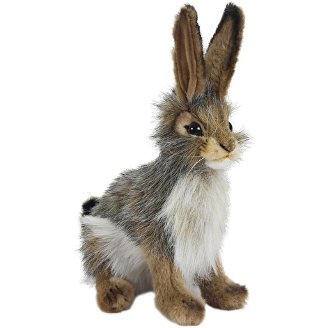 Чернохвостый кролик, 23 см, реалистичная мягкая игрушка Hansa