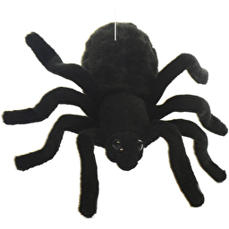 Паук Черный тарантул, 19 см, реалистичная мягкая игрушка Hansa