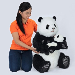 Мама панда, 80 см, HANSA Мягкая игрушка-макет, роботизированная
