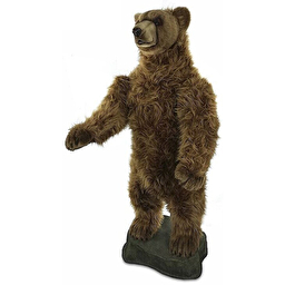 Ведмідь Грізлі, 165 см, HANSA М'яка іграшка-макет, роботизована з аудіо вокалізацією
