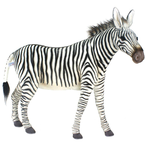 Зебра, серія Animal Seat, 96 см, реалістична м'яка іграшка Hansa