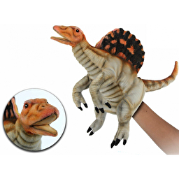 Спинозавр Hansa 42 см, реалистичная мягкая игрушка на руку