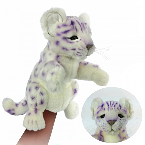 Мягкая игрушка на руку Hansa Ирбис (снежный леопард, барс), 32 см