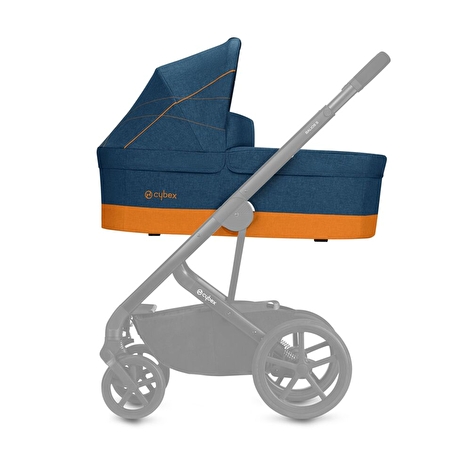 Люлька Cybex S Balios Tropical Blue, синій з помаранчевим - lebebe-boutique - 4