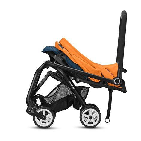 Прогулочная коляска Cybex Eezy S Twist Tropical Blue, оранжевый с синим - lebebe-boutique - 2