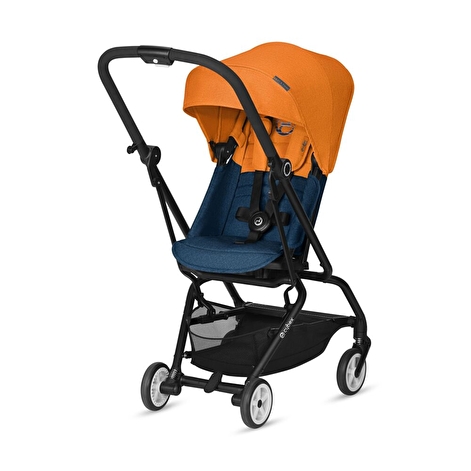 Прогулочная коляска Cybex Eezy S Twist Tropical Blue, оранжевый с синим - lebebe-boutique - 5