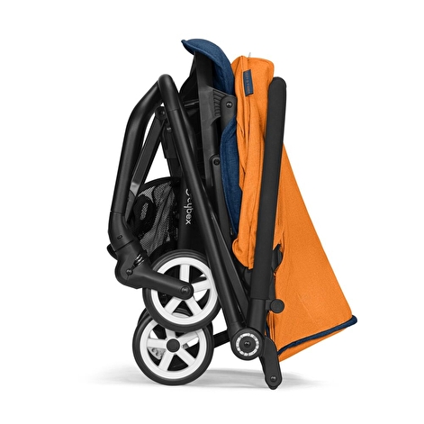 Прогулянкова коляска Cybex Eezy S Twist Tropical Blue, помаранчевий з синім - lebebe-boutique - 7