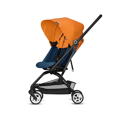 Прогулочная коляска Cybex Eezy S Twist Tropical Blue, оранжевый с синим - lebebe-boutique - 13