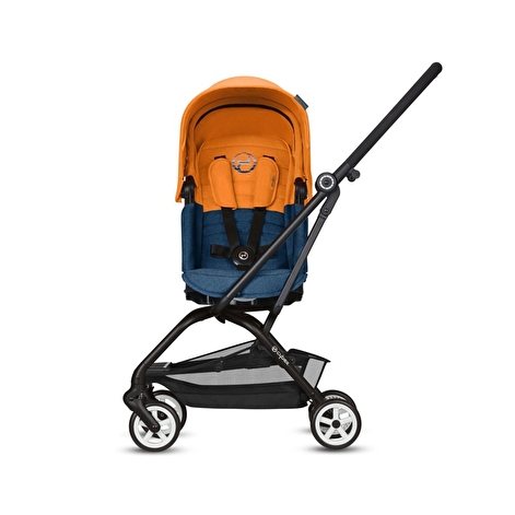 Прогулочная коляска Cybex Eezy S Twist Tropical Blue, оранжевый с синим - lebebe-boutique - 14