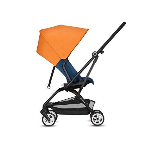 Прогулянкова коляска Cybex Eezy S Twist Tropical Blue, помаранчевий з синім - lebebe-boutique - 16