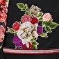 Комплект текстиля Cybex Priam Spring Blossom Dark, черный - lebebe-boutique - 4