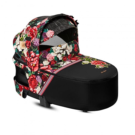 Люлька Cybex Priam Lux R Spring Blossom Dark, черный