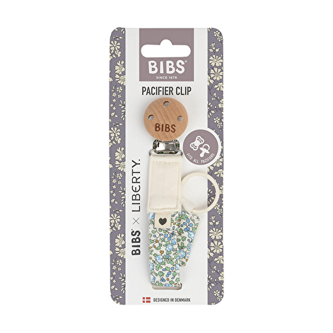 Тримач для пустушки BIBS x Liberty Pacifier Clip – Eloise Ivory - lebebe-boutique - 2