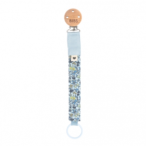 Тримач для пустушки BIBS x Liberty Pacifier Clip – Chamomile Lawn Baby Blue