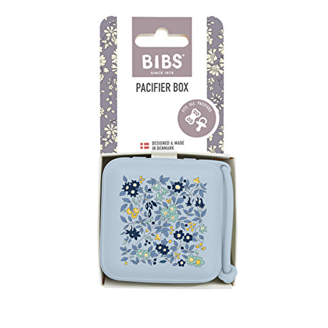 Контейнер для сосок BIBS x Liberty Pacifier box Chamomile Lawn Baby Blue - lebebe-boutique - 2