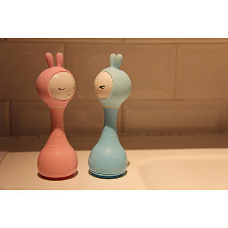 Інтерактивная іграшка-брязкальце Smarty зайка Alilo R1 блакитний - lebebe-boutique - 9