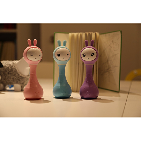 Интерактивная игрушка-погремушка Smarty зайка Alilo R1 фиолетовый - lebebe-boutique - 8