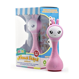 Интерактивная игрушка-погремушка Smarty зайка Alilo R1 розовый