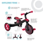 Велосипед детский GLOBBER серии EXPLORER TRIKE 2в1, красный, до 20кг, 3 колеса - lebebe-boutique - 3
