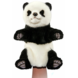 Панда, игрушка на руку, 30 см, реалистичная мягкая игрушка Hansa