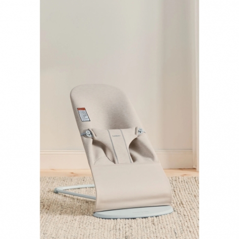 Шезлонг для немовлят BabyBjorn Bouncer BLISS 3D Jersey Light Beige - lebebe-boutique - 2