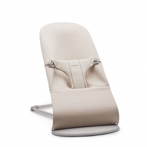 Шезлонг для немовлят BabyBjorn Bouncer BLISS 3D Jersey Light Beige