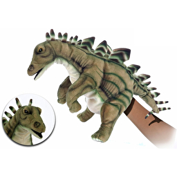 Стегозавр Hansa 40 см, реалистичная мягкая игрушка на руку