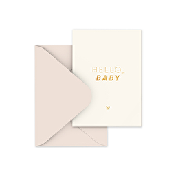 Вітальна листівка на народження HELLO BABY