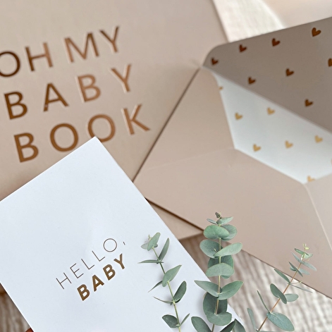 Вітальна листівка на народження HELLO BABY - lebebe-boutique - 3