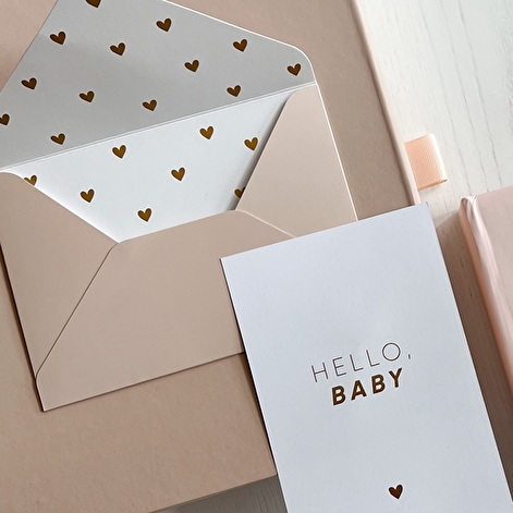 Вітальна листівка на народження HELLO BABY - lebebe-boutique - 7