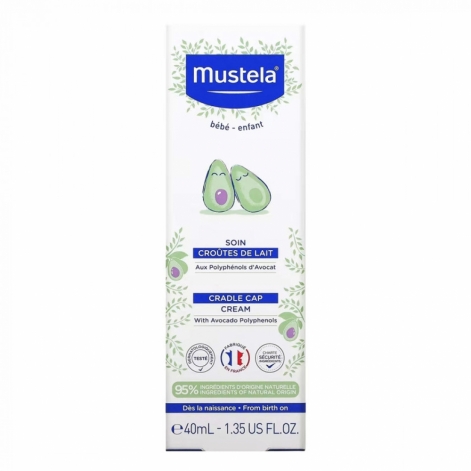 Крем від себорейних скоринок Cradle Cap Cream 40 ml Mustela, ШК 3504105034412 - lebebe-boutique - 2