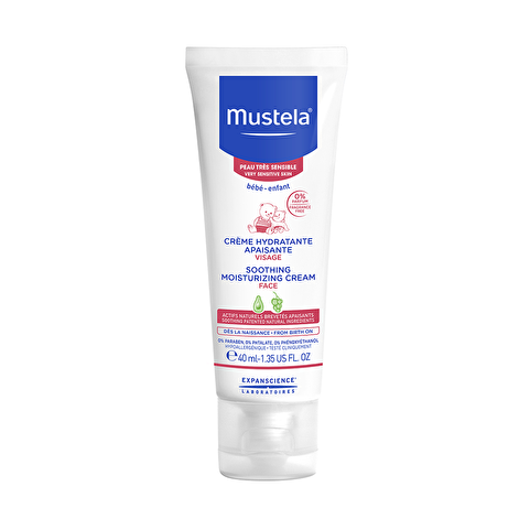 Увлажняющий крем для чувствительной кожи лица MUSTELA (Мустела), Soothing moisturising cream, 40 мл