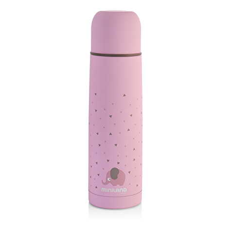 Термос для жидкостей розовый SILKY THERMOS PINK 500ML Miniland