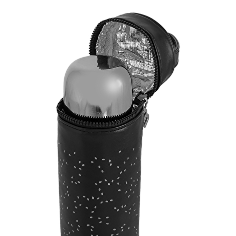 Термос питний 500 мл у комплекті з термосумкою DELUXE THERMOS SILVER - lebebe-boutique - 6