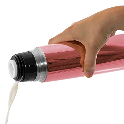 Набор термос для жидкостей + термобутылка Mybaby&Me Silver 500ML Miniland роз. золото Rose - lebebe-boutique - 4