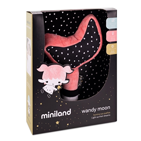 Нічник іграшка з детектором плачу Miniland Wandy Moon - lebebe-boutique - 5