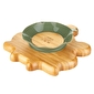 Бамбукова секційна тарілка на присосці Miniland Frog - lebebe-boutique - 4