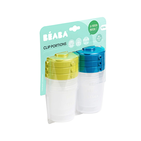 Контейнеры для хранения Beaba Clip Containers 6 шт. (200мл) - lebebe-boutique - 4