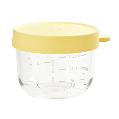 Склянний контейнер для зберігання Beaba 150 мл - жовтий - lebebe-boutique - 5