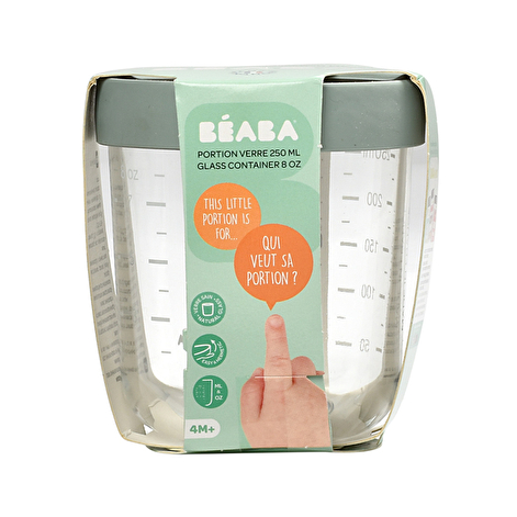 Контейнер Beaba для зберігання склянний 250 мл евкаліпт - lebebe-boutique - 3