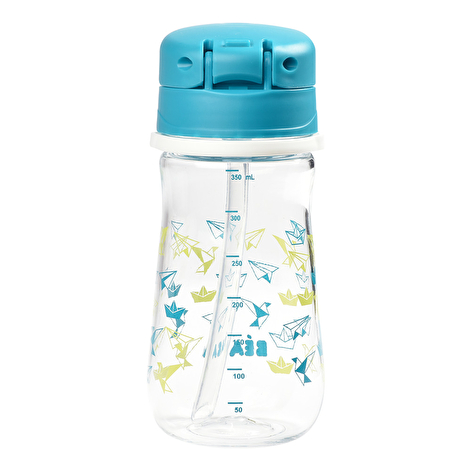 Детский поильник с трубочкой Sippy 350 мл Beaba - синий - lebebe-boutique - 4